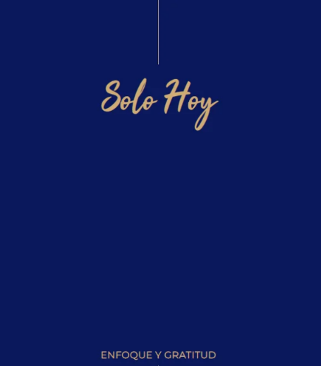 Livro "Solo hoy" de la Autora Ana Suarez traduzido ao espanhol pela tradutora Sophia dos Santos